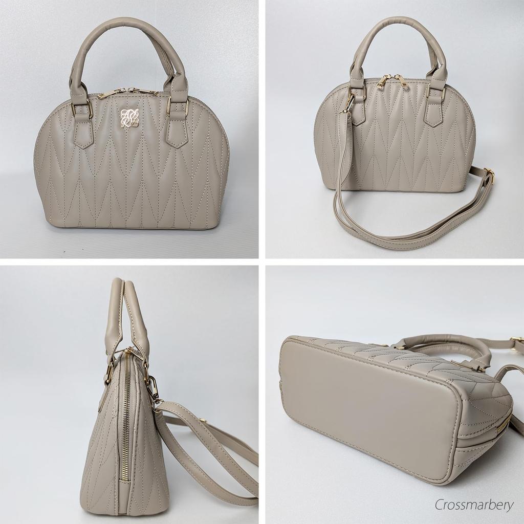 Mini Boston Shoulder Bag Synthetic Leather Shoulder Bag Crossbody Small Cute Quilted Mini Bag 2way Shoulder Stylish Adults Commuting Elegant Daily Use