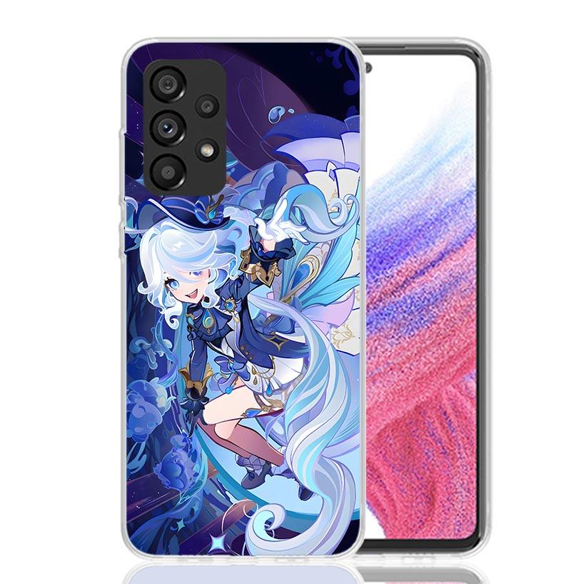 Genshin Impact Furina Phone Case For Samsung Galaxy A17 A16 A14 A15 A13 A57 A56 A54 A55 A53 A37 A36 A34 A35 A33 A26 A24 A25 A23
