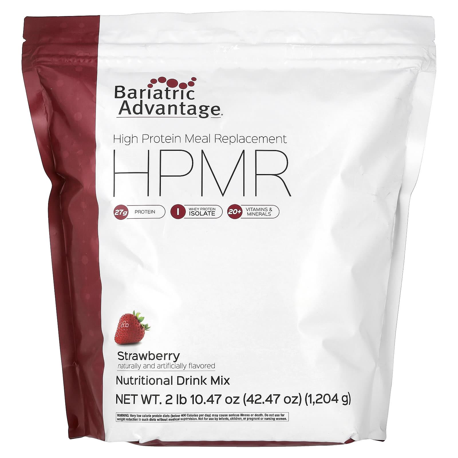 

Hpmr, High Protein Meal Replacement, Strawberry, 1,204G (2Lb 10.47Oz)