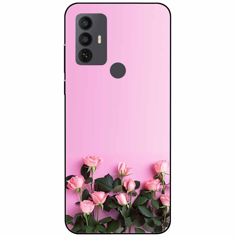Für TCL 30 SE Hülle 305 6.52'' Silikon Weich Mode TPU Handyhülle für TCL 305 306 30SE Hülle 6165A Bumper Funda für TCL30SE 405
