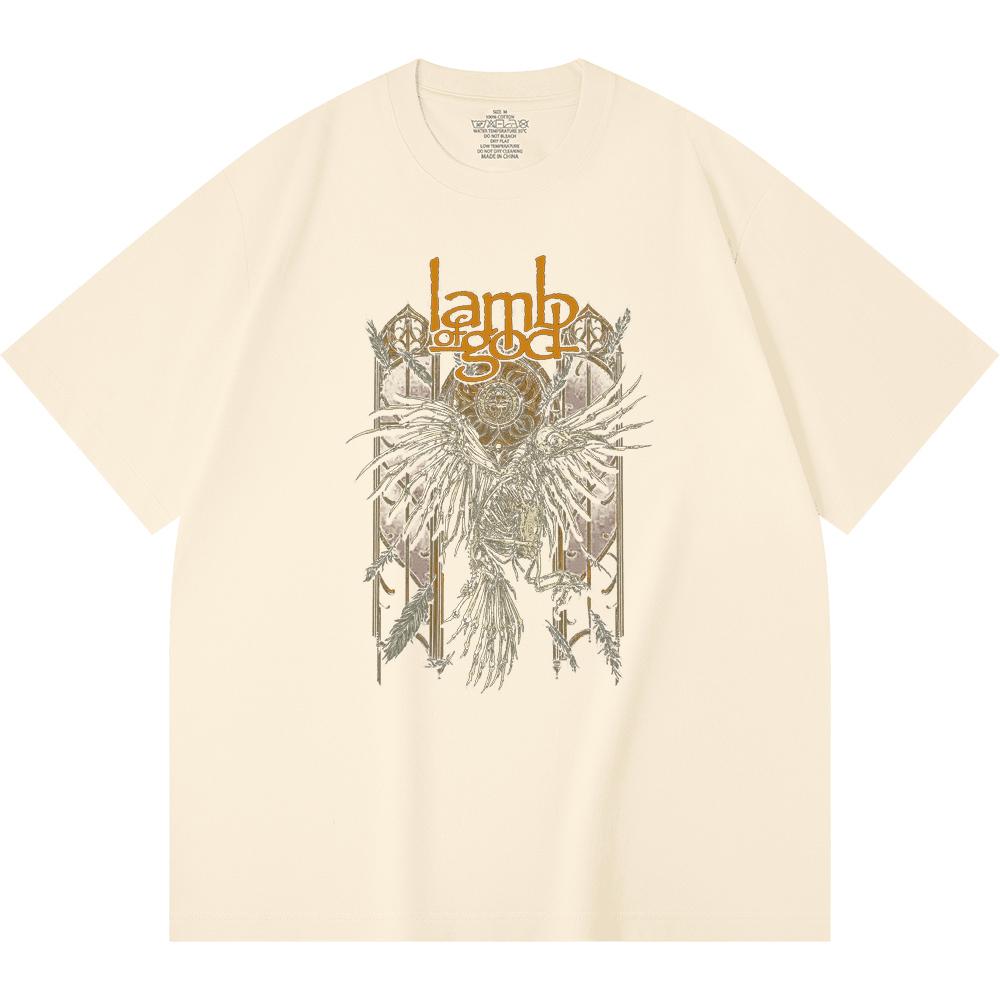 230 g/m² 100% Baumwolle Heavy Metal T-Shirt Rockband Beliebte Musik Druck Unisex Schweres Baumwoll-T-Shirt