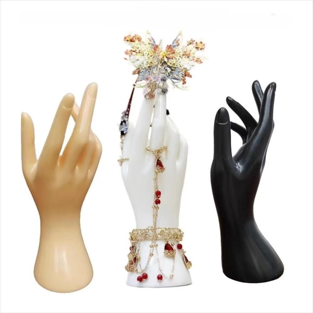 Supporto Display Braccialetto Orologio Bianco/Nero Manichino Mano in Plastica Nuova Mano Modello Display Gioielli
