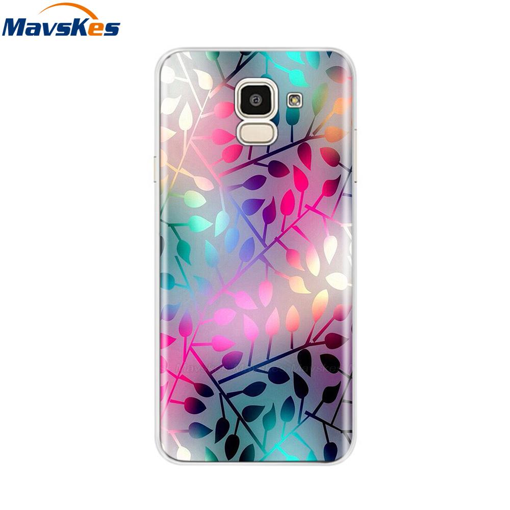 For Samsung Galaxy J6 2018 Case Soft TPU Silicone Back Cover sFor Coque Fundas Samsung J6 2018 J6 Plus 2018 Soft Phone Cases