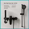 XuanYong Matte Black Pressure-Boosting Shower Set with Spray Gun