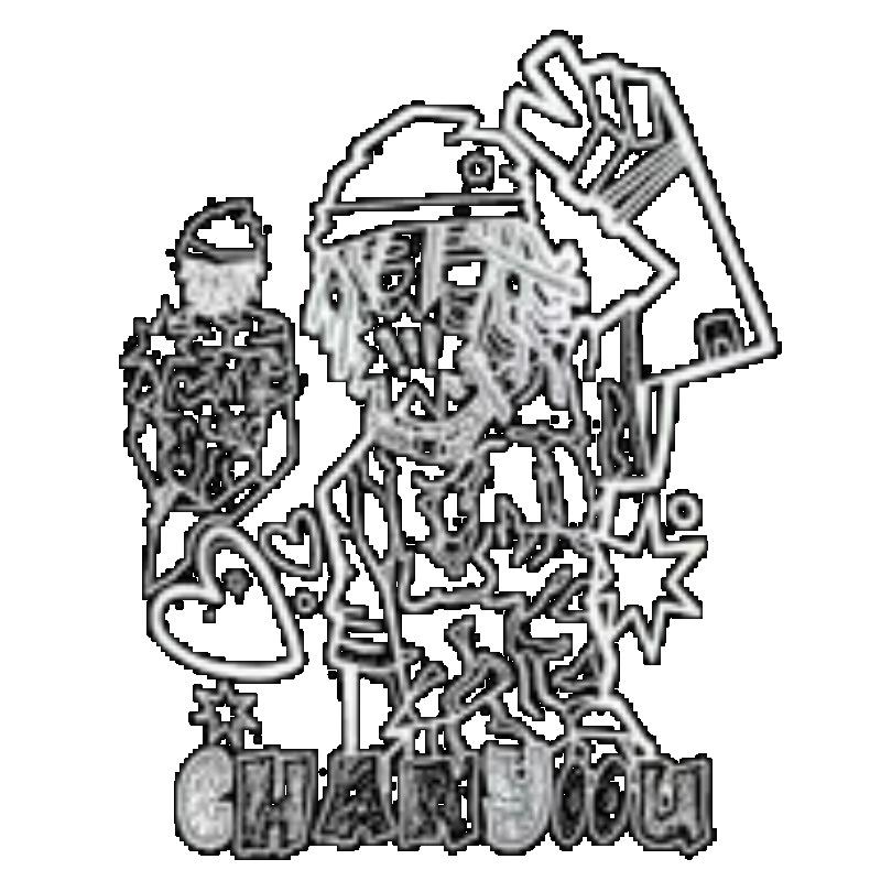 Oversized T-Shirt Black Cartoon Character and Text Print Casual Streetwear Style for Women