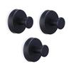 Suction Cup Hook, Wall Hook, Wall Hanger, Wall Hanger, Set of 3, Instruction Manual Included, Made of Stainless Steel, Load Capacity 7kg, No Drilling