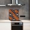 PANEL DE VIDRIO PARA COCINA 60x65 Mariposa