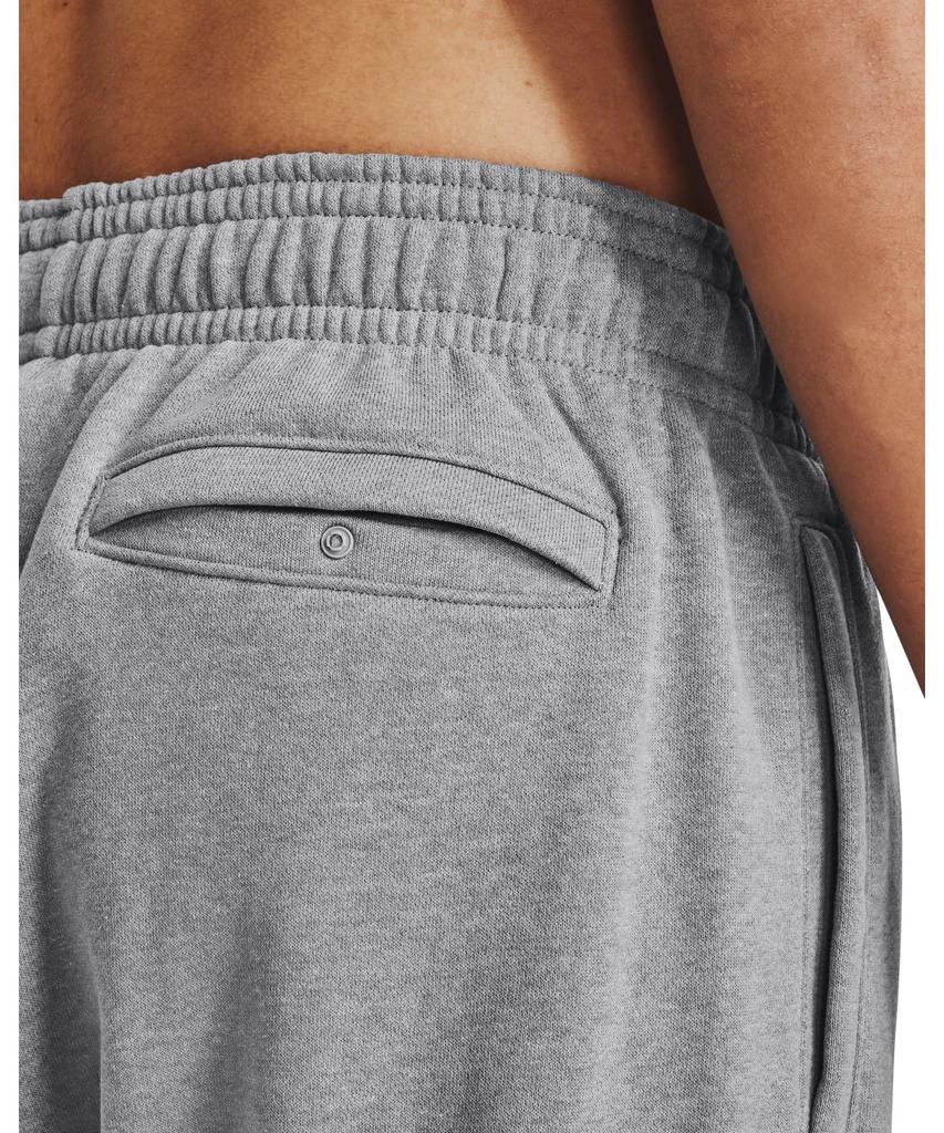 UA HW Terry Rose Joggers Mod Gray Light Heather Bubble Peach MD [Under Armour]