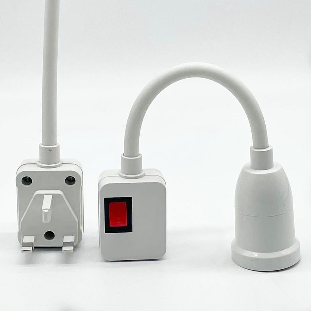 E27 Socket Lamp Bulb Holder Light Socket With Switch EU/US Plug Lamp Holder Energy Saving LED Table Lamp Led Base Lamp Base