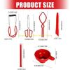 92MF 6PCS Canning Essential Set With Lid Lifter Jar Gripper Bubble Removers Durable Tool For Safe Fruit Vegetable Preservations