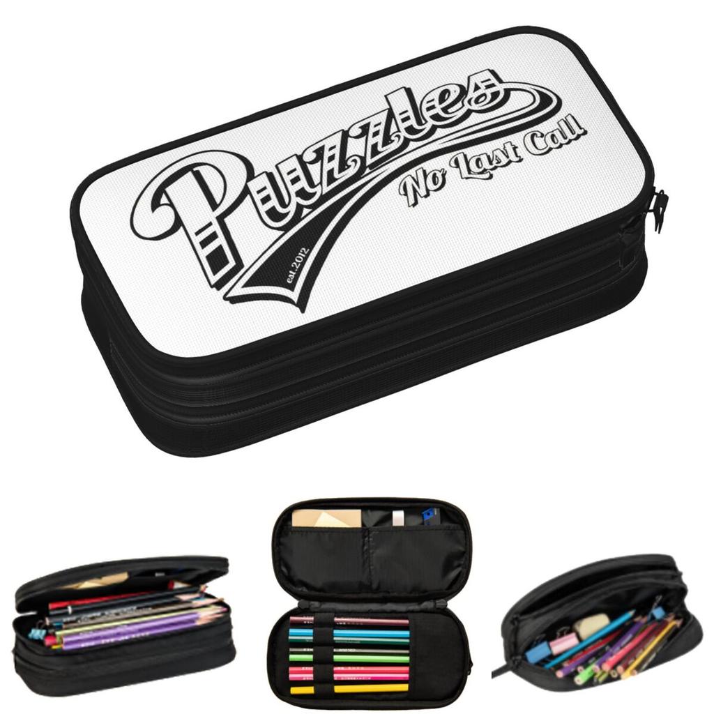 Puzzles Bar - How I Met Your Mother Pencil Cases for Student Gifts Pen Box Pencil Bag Large Capacity Pencil Pouch