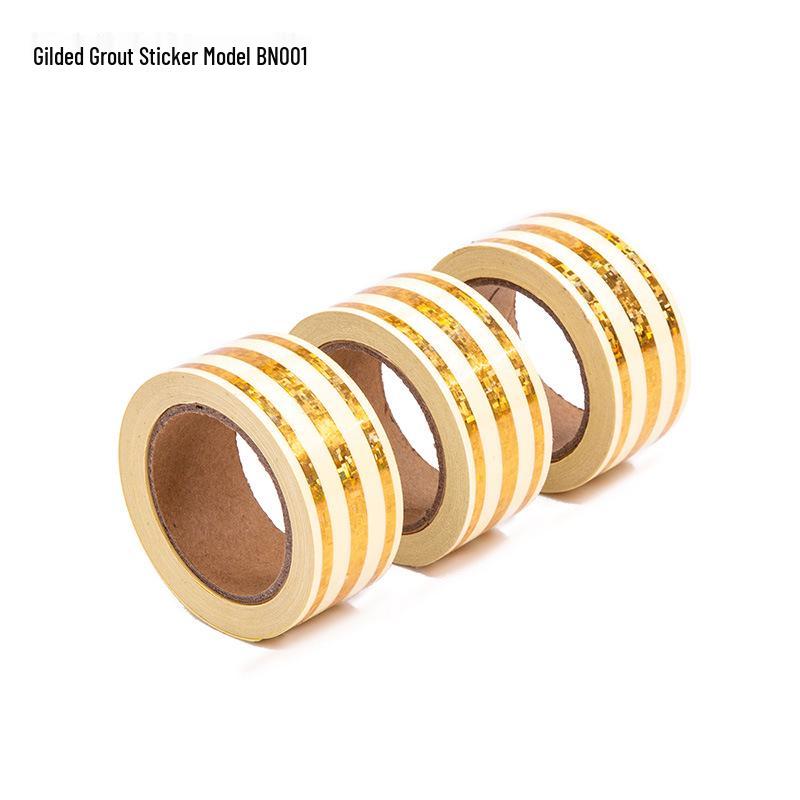 Waterproof Self-Adhesive Tile Gap Sealing Tape - Decorative Floor & Wall Sticker for Living Room & Bedroom