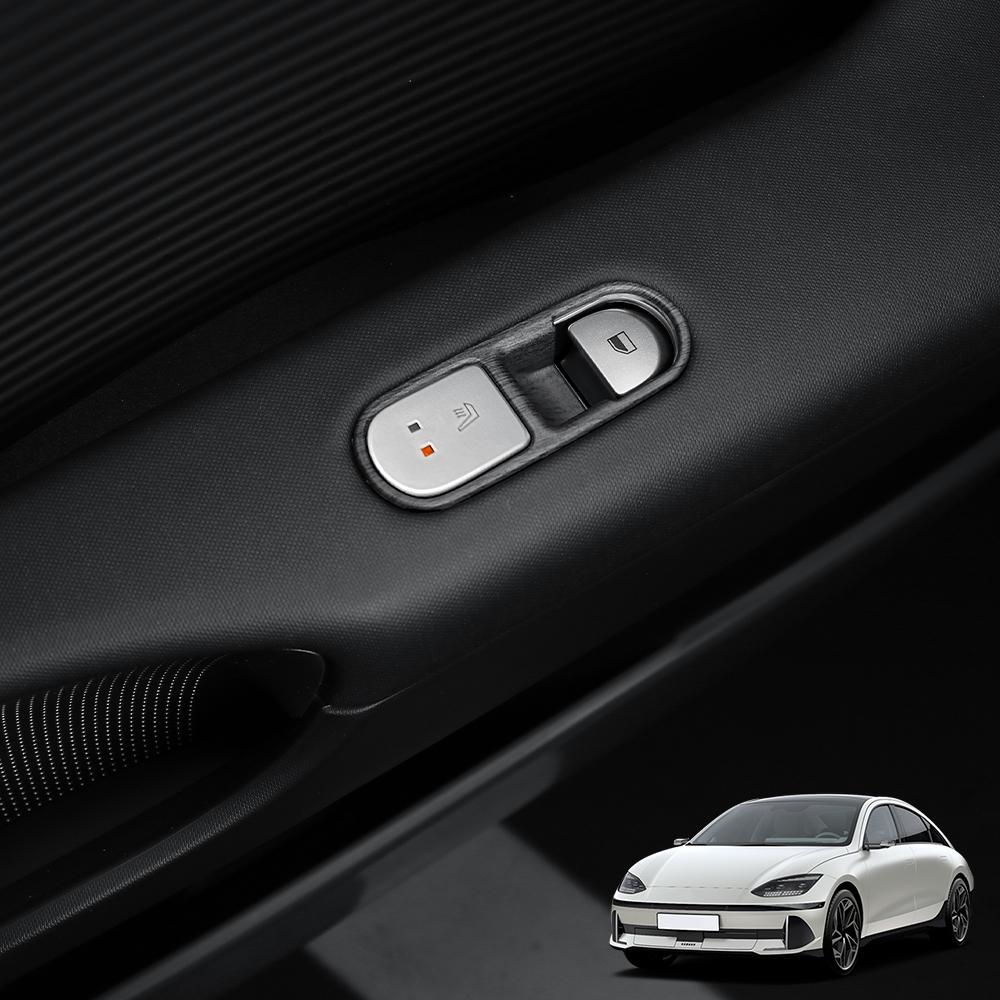 LHD/RHD For Hyundai IONIQ 6 2026-2026 Car Turning Rear Row Window Button Cover Trim Car Interior Decor Accessories