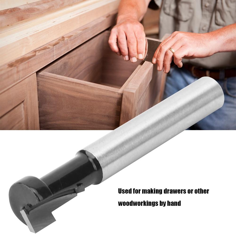 Woodworking Milling Cutter 14 Shank Hard Alloy 6 X 56 Keyhole Knife Cutter Bit