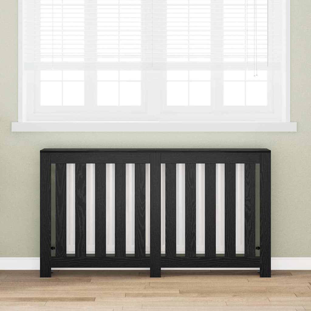 Heizkörperabdeckung Schwarze Eiche 149x20x82 Cm Engineered Wood