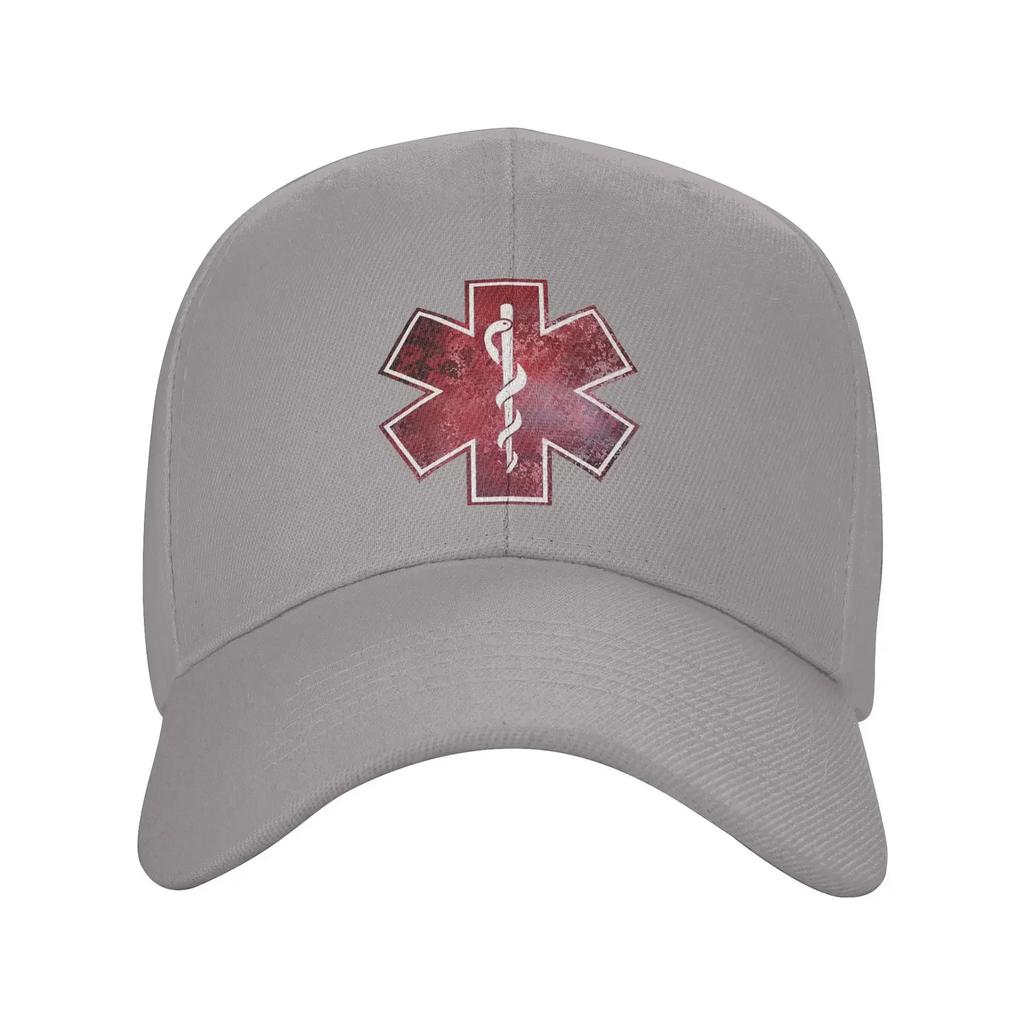 Men WomenEMS Star Hat Classic Logo Baseball Caps Adjustable Casual Headwear