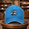 A HelicopterPrinted Baseball Cap a Casual Duckbill Hat Stylish And Adjustable for Outdoor Use Suitable for Travel And Beach