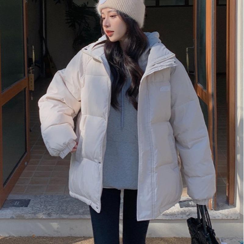 Winter Padded Clothes Women's New Loose Large Size Padded Jacket Student Thickened Warm Bread Clothes Padded Jacket