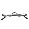 Lunettes de lecture demi-montures en métal haute définition pour hommes et femmes – Portables et élégantes pour les seniors