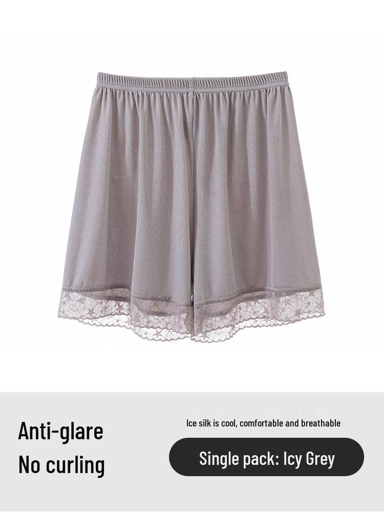 

Women s Thin Ice Silk Safety Shorts: Anti-Exposure, No-Curling, Loose Fit for Summer. Wear Alone or as Base Layer. XL (130-150 lbs)