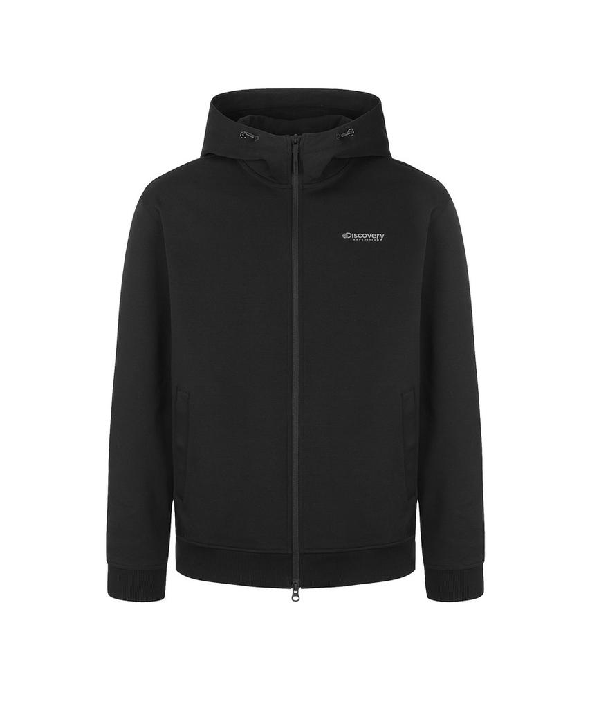 Discovery Expedition Men'S Tech Knit Training Hooded Jacket (Black)