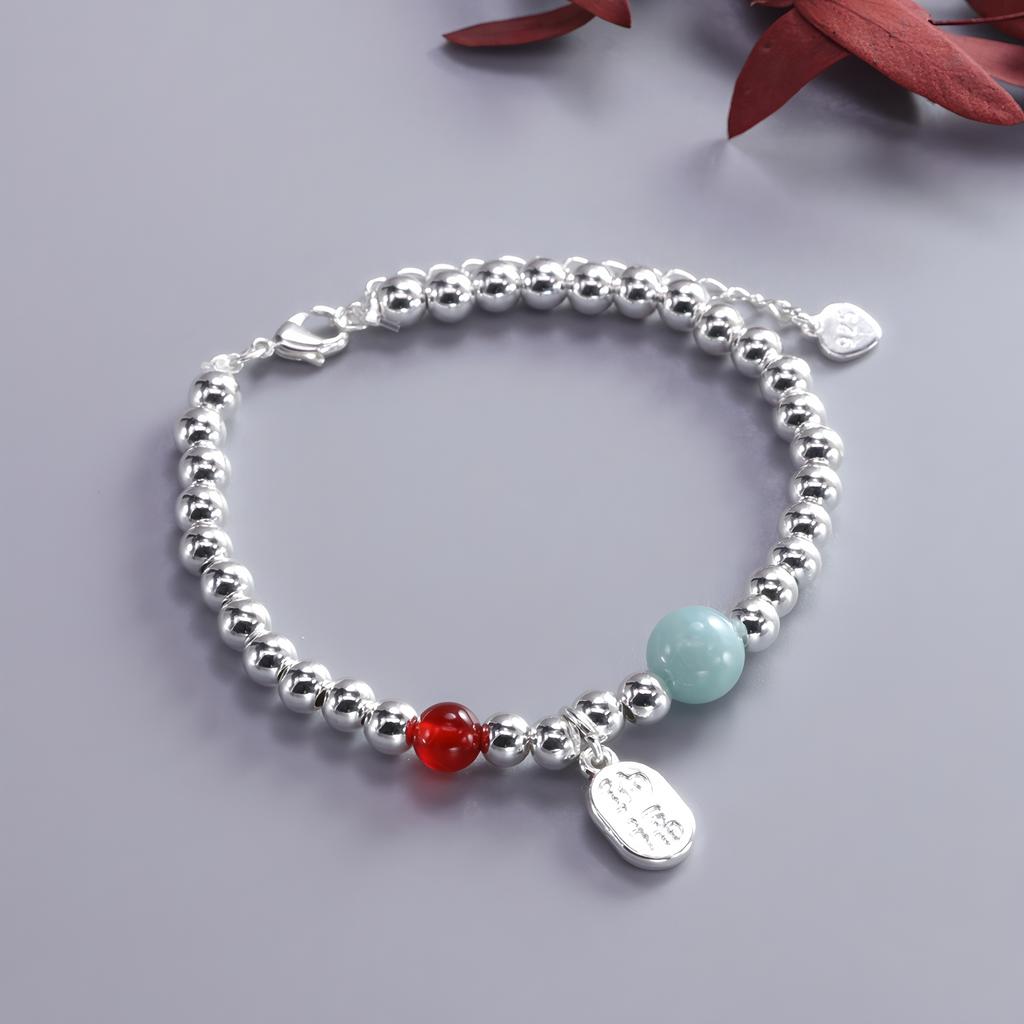 Original Polyhedral Beaded Bracelet Handmade Gift for Yourself Bring Good Mood Bracelet