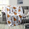 Interesting Capybara Cute Animal Pattern Art Blanket - Soft All-Season Multi-Purpose Throw for Sofa, Bed, Office & Gift