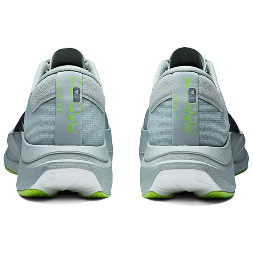 Anta Zone 2 Heart Rate 90 Cushioning Slip Resistant Rebound Low Top Casual Running Shoes Men's Light Asphalt Gray 112635579-4