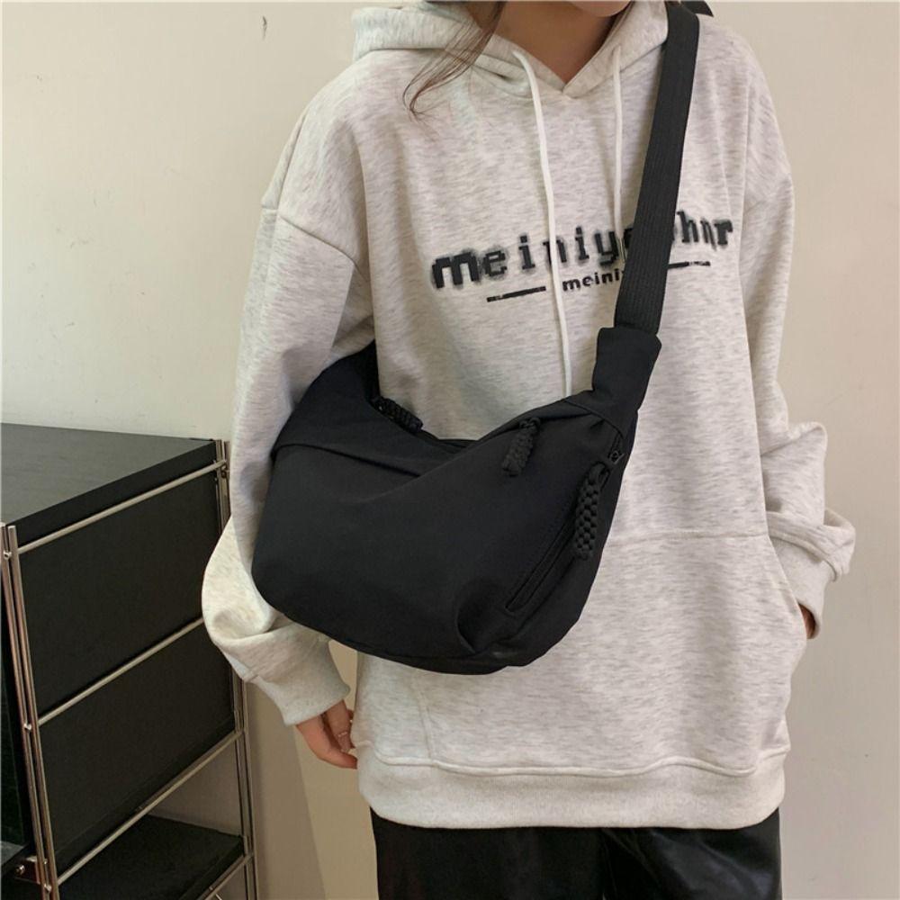 Handbag Single Shoulder Bags Canvas Large Capacity Sports Bag Leisure Oxford Dumpling Bags  Unisex