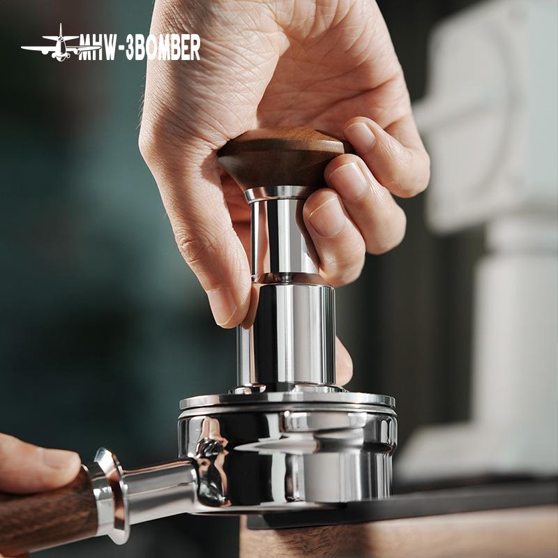 Bomber MHW Knight Impact Coffee Tamper with Click Sound - Universal 58mm