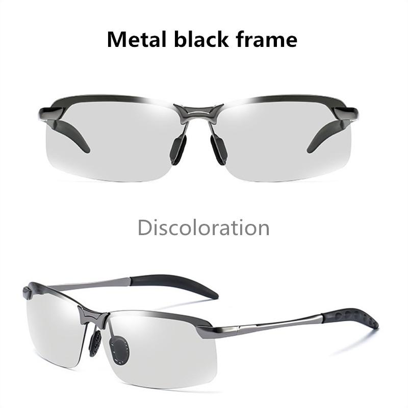 Men Photochromic Sunglasses Driving Chameleon Glasses Woman Change Color Sun Glasses Day Night Vision Driver'S Eyewear