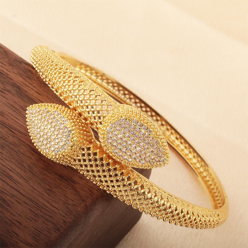 European and American Light Luxury Snake-shaped Bracelet for Women INS Niche High-end Retro Bracelet One  Size(18CM~21CM)