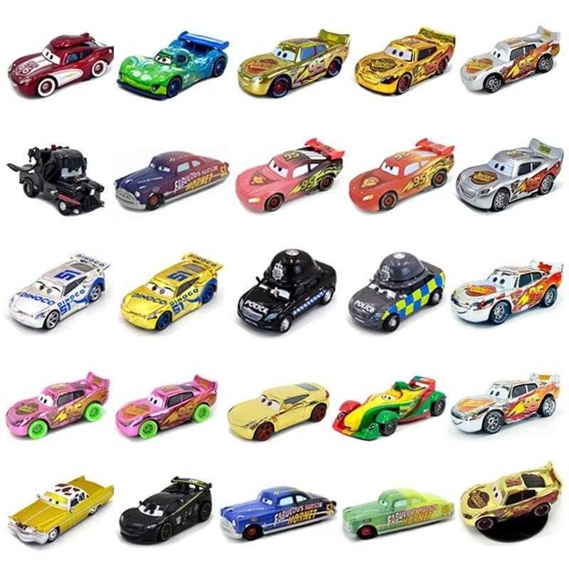 Racing Cars Cars Cars Police Cars Electroplated Toys Car Models