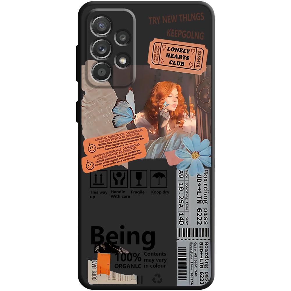 Case for Samsung Galaxy A71 A32 A53 A32 A51 A13 A21s A12 A50 A52 4G 5G A02s Celular Street Punk Design Black Original Fashion