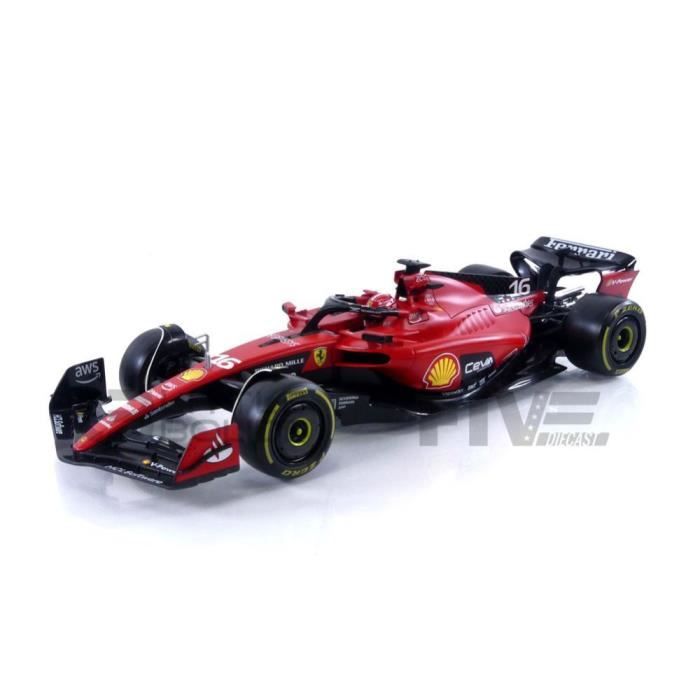 Voiture Miniature de Collection - BBURAGO - FERRARI F1-23 - 1/18 - Rouge / Noir - Saison 2023