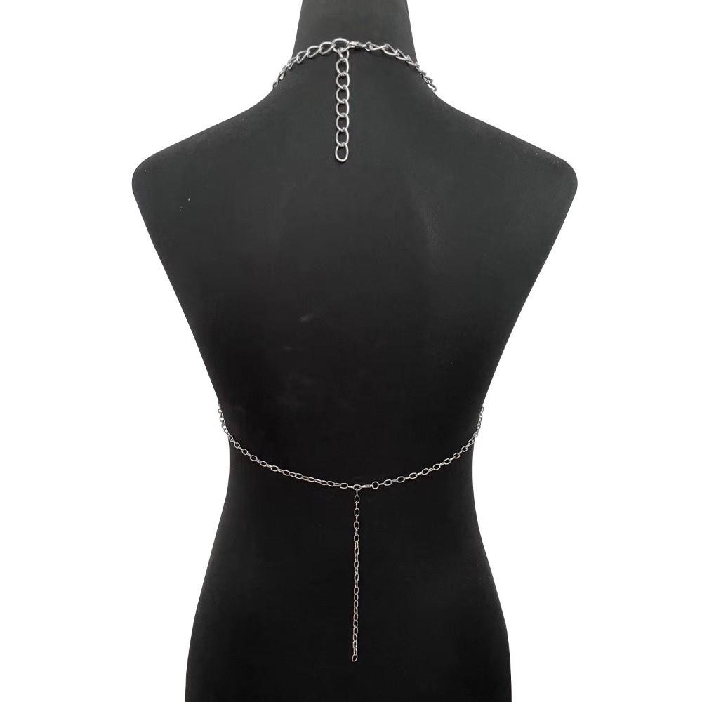 Sexy Women Body Chain Multi-layer Bra Body Jewelry Trendy Chest Chain Costume Accessories