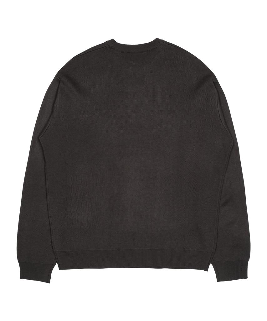 THE COLDEST MOMENT Tcm Starfish Logo Knit (Charcoal)