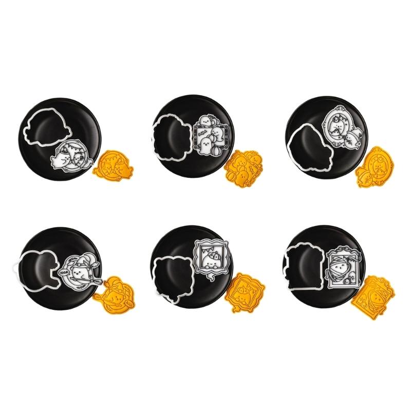 

Plastic Baking Cookie Molds With Specter Design Halloween Party Pastry Making Kitchen Utensils For Family Activity