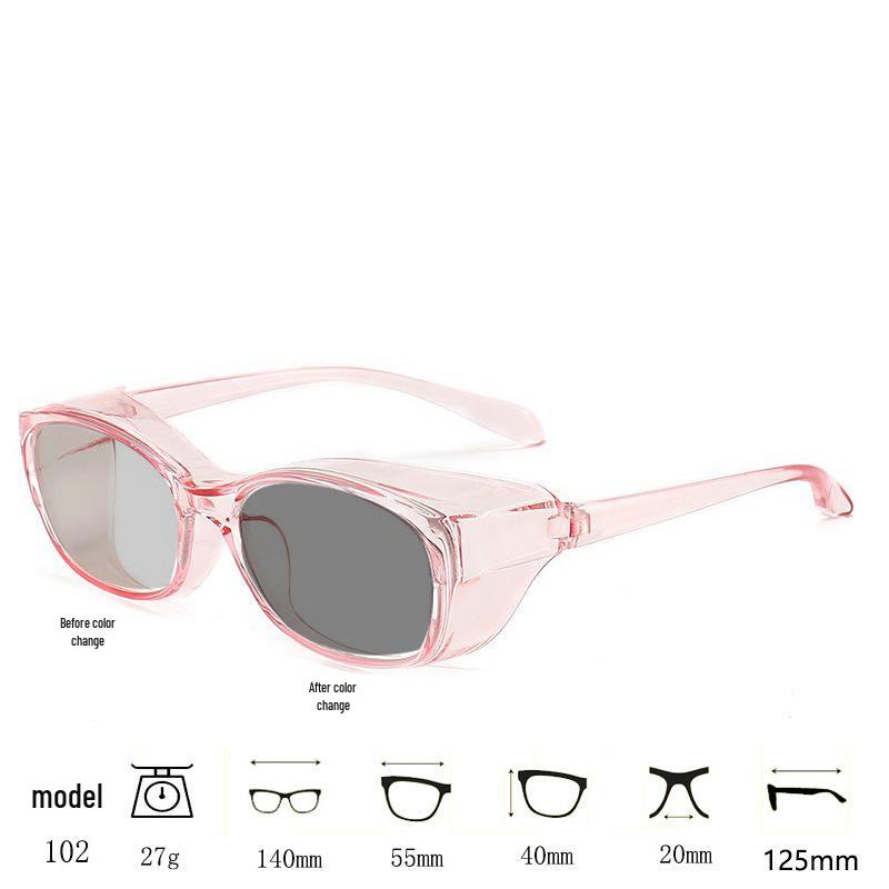 New Anti-Pollen Silicone Ring Polarized Photochromic UV Protection Anti-Fog Sunglasses