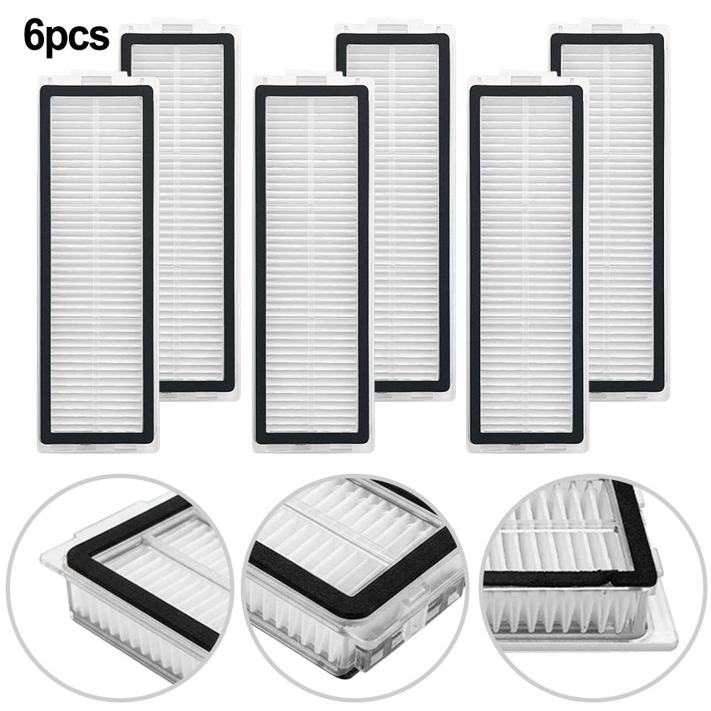 6-Pack Filters Replacement for Xiaomi For Mijia 5 Pro OV21CN Robot Vacuum Cleaner Vacuum Cleaner Filter Accessories
