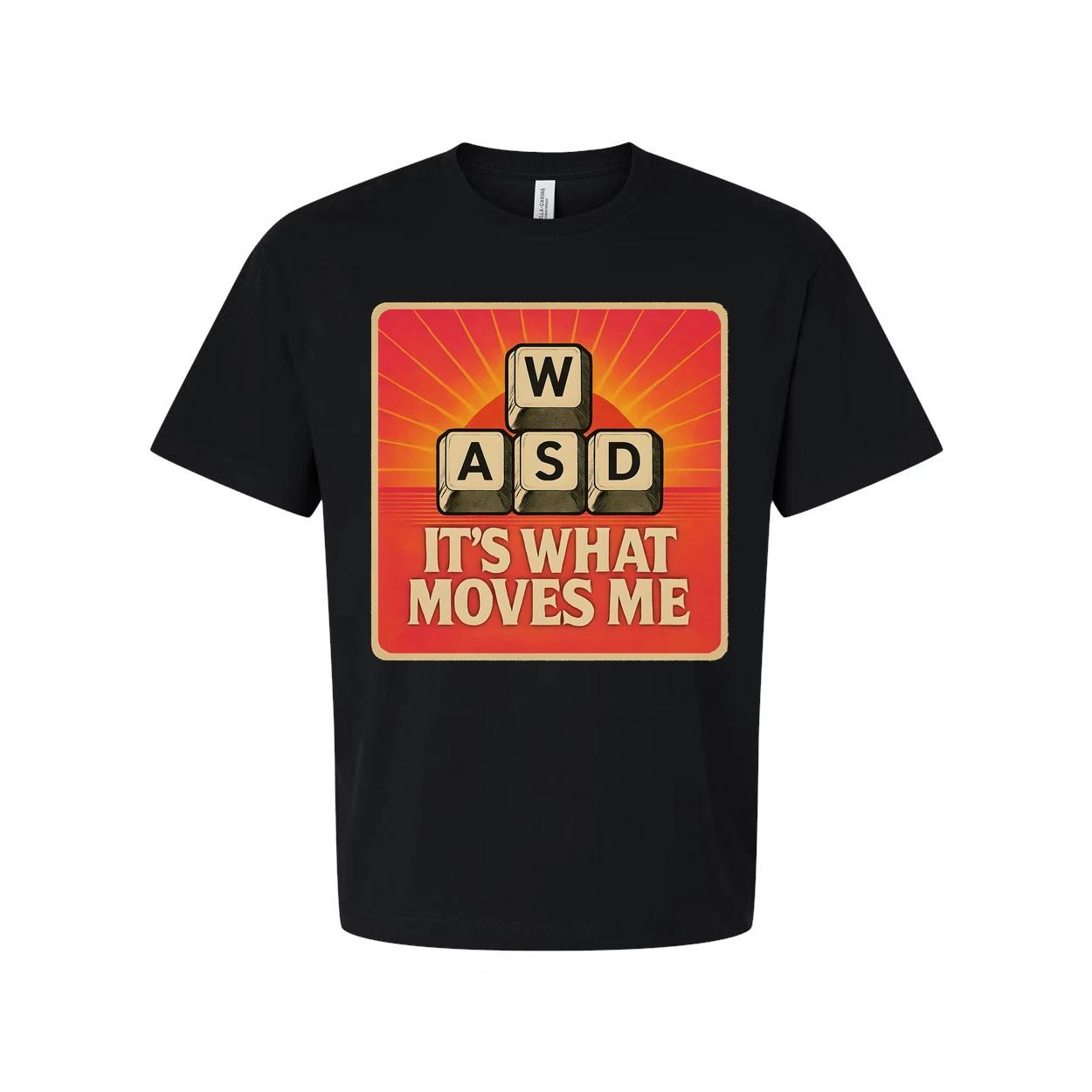 Vintage Graphic WASD Its What Moves Me Unisex T Shirt M