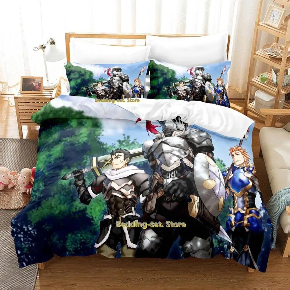 Goblin Slayer Anime Bedding Set Single Twin Full Queen King Size Duvet Cover for Adult Kid Bedroom Decor