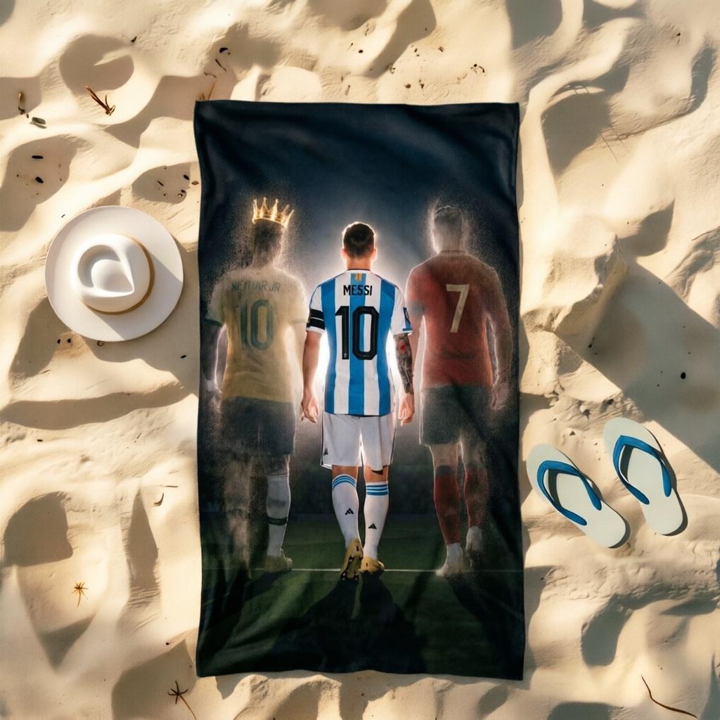 NO.7 Ronaldo Football Legends Beach Towel Large Quick-drying Towel Suitablefor Beach Yoga Pool Gym Sport Towel Summer