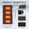 Seat Heating Pad Adjustable USB Stadium Seat Heat Cushion Electric Warmer For Lumbar Back Thigh Hip Massage Fishing Picnic