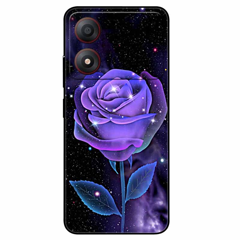 Pour ZTE Blade A34 4G Coque Anti-choc TPU Silicone Souple Housse de Téléphone pour ZTE Blade A 34 Funda Peinte pour BladeA34 Capa de Luxe