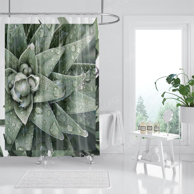 Waterproof fabric shower curtain Bathroom curtain accessories 180x200 Bath curtain for shower 240*200 nordic boho decor 240x200