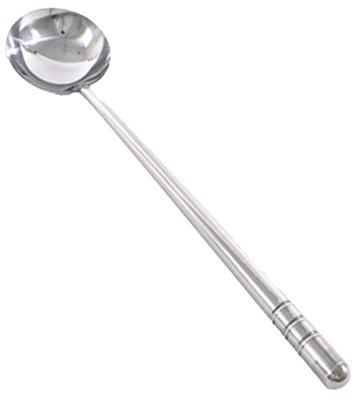 Kanda KD Stainless Outer Diameter 13cm X Handle Length Made In with Matching Pipe Commercial Chinese 050084 Ladle, Steel, 36.5cm, Large, Japan,