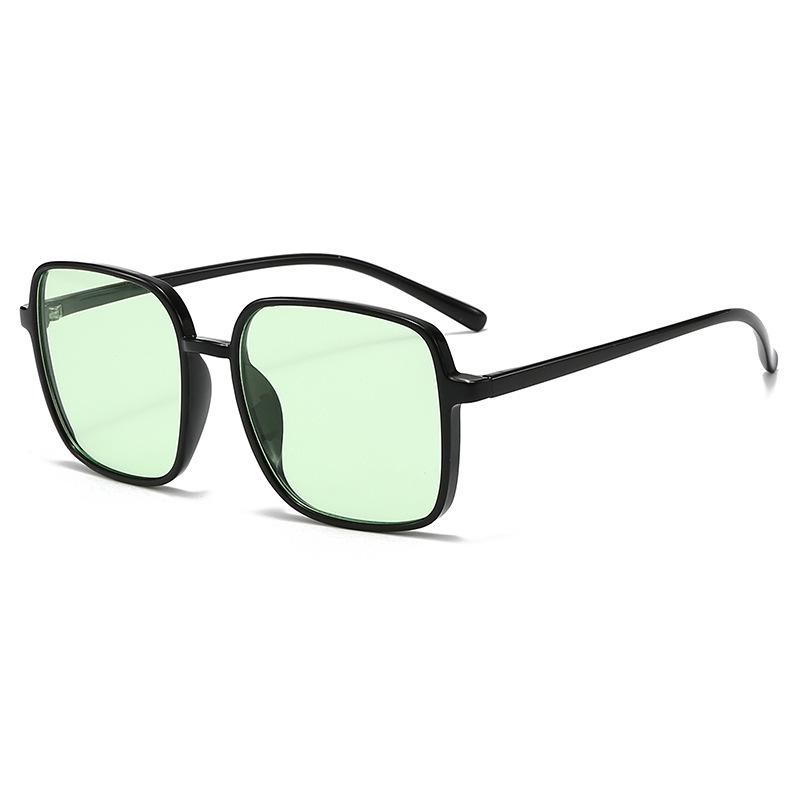 Trendy Unisex Square Frame Sunglasses: Stylish & Versatile Sun Protection