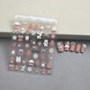 Christmas Lovely Cartoon Bowknot Santa Claus Snowman Christmas Tree Elk Snowflake Nail Art Stickers Xmas Cute Manicure Decals