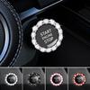 Rhinestone Car Engine Start Stop Decorative Ring Ignition Engine Button Diamonds Ring Stickers Ignition Ring Interior Decoration